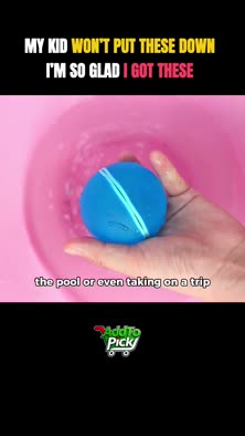 Reusable magnetic water balloons, silicone