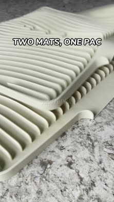 Silicone dish drying mat, two per pack